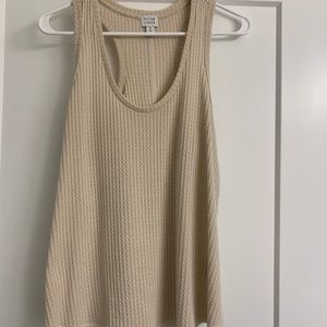 Waffle knit tank